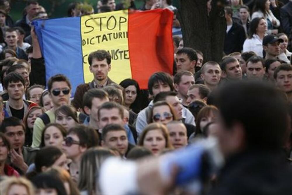 Moldavija protesti, Foto: Wn.com