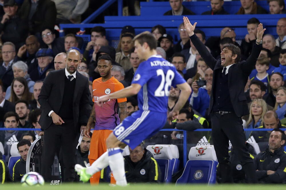 Pep Gvardiola i Antonio Konte, Foto: Beta/AP