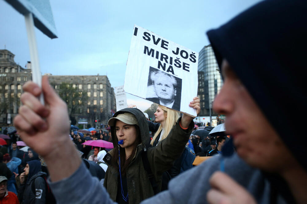 Beograd, protest, Foto: Reuters