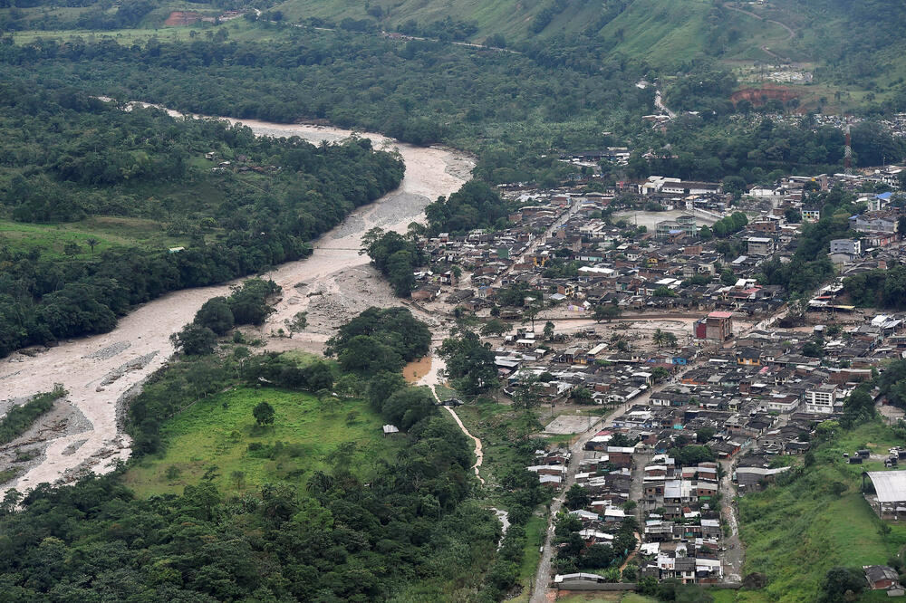Kolumbija, klizište, Foto: Reuters