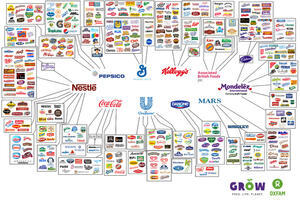 Svi proizvodi koje kupujete su u rukama deset kompanija