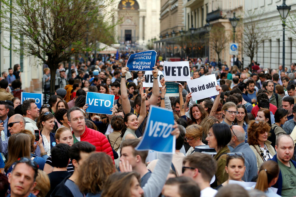 Budimpešta protest, Foto: Reuters