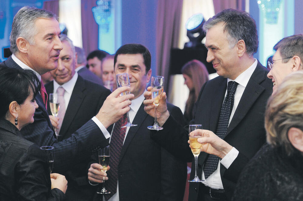 Milo Đukanović, Filip Vujanović, Foto: Savo Prelević