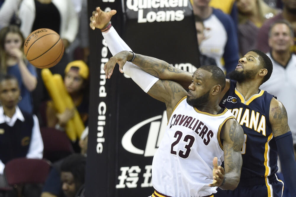 Lebron Džejms i Pol Džordž, Foto: Reuters
