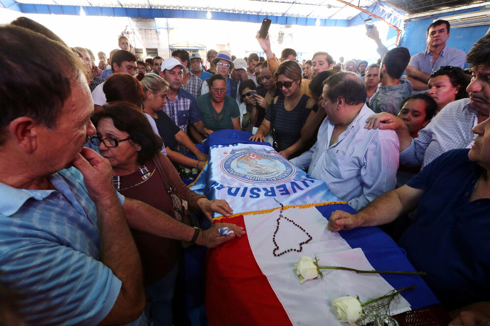 Paragvaj, smrt Rodriga Kintane, Foto: Reuters