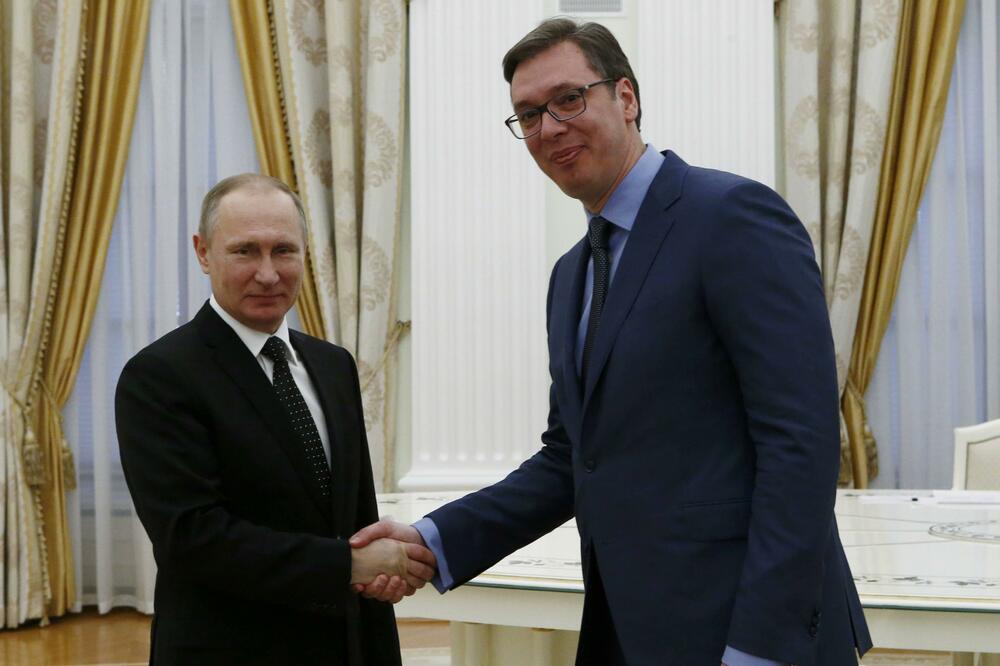 Vladimir Putin, Aleksandar Vučić, Foto: Reuters