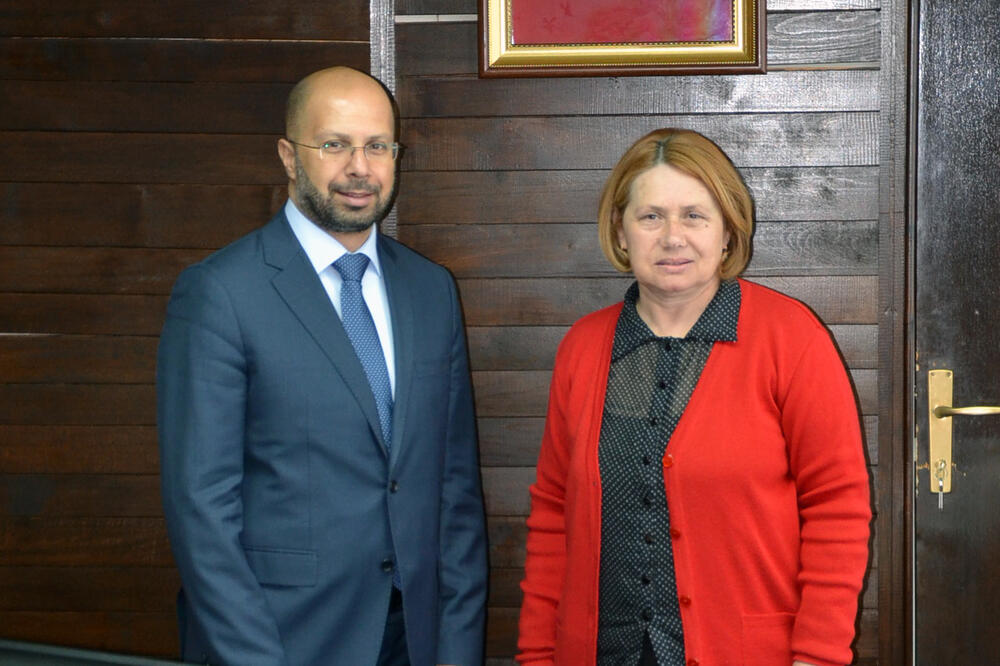 Rabi Alhantouli, Željka Vuksanović, Foto: Opština Kolašin