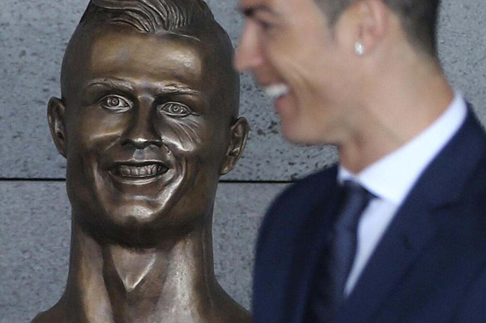 Kristijano Ronaldo statua, Foto: Beta/AP