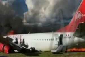 Peruanski avion se zapalio u Andima