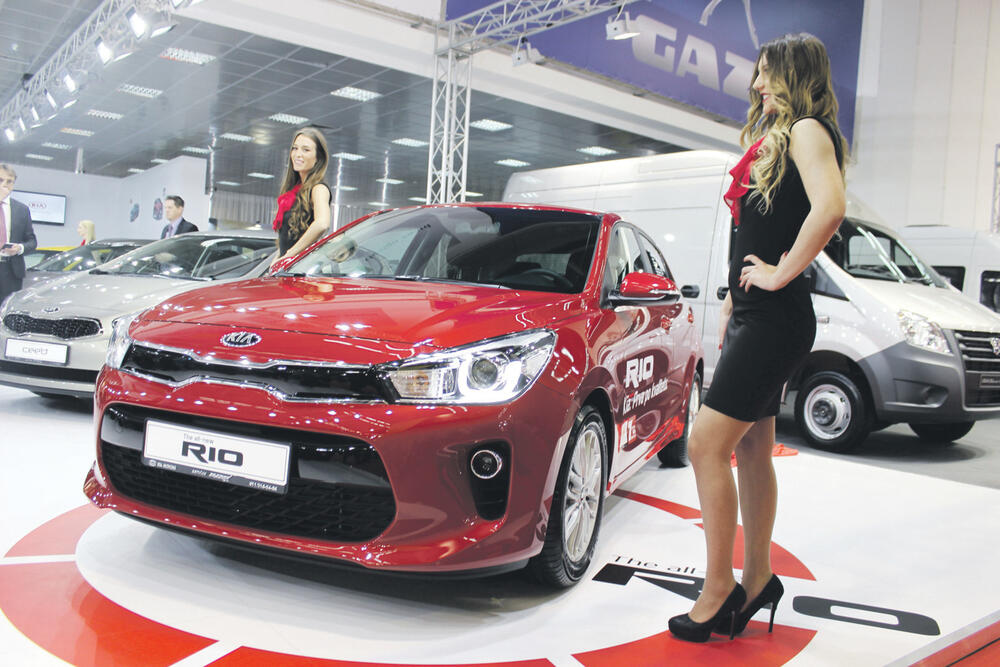 Kija Rio, Sajam automobila u Beogradu