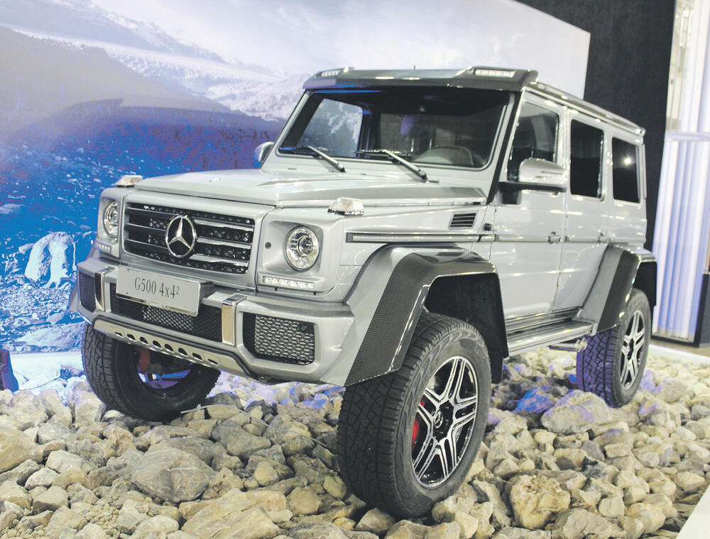Mercedes G500, Sajam automobila u Beogradu