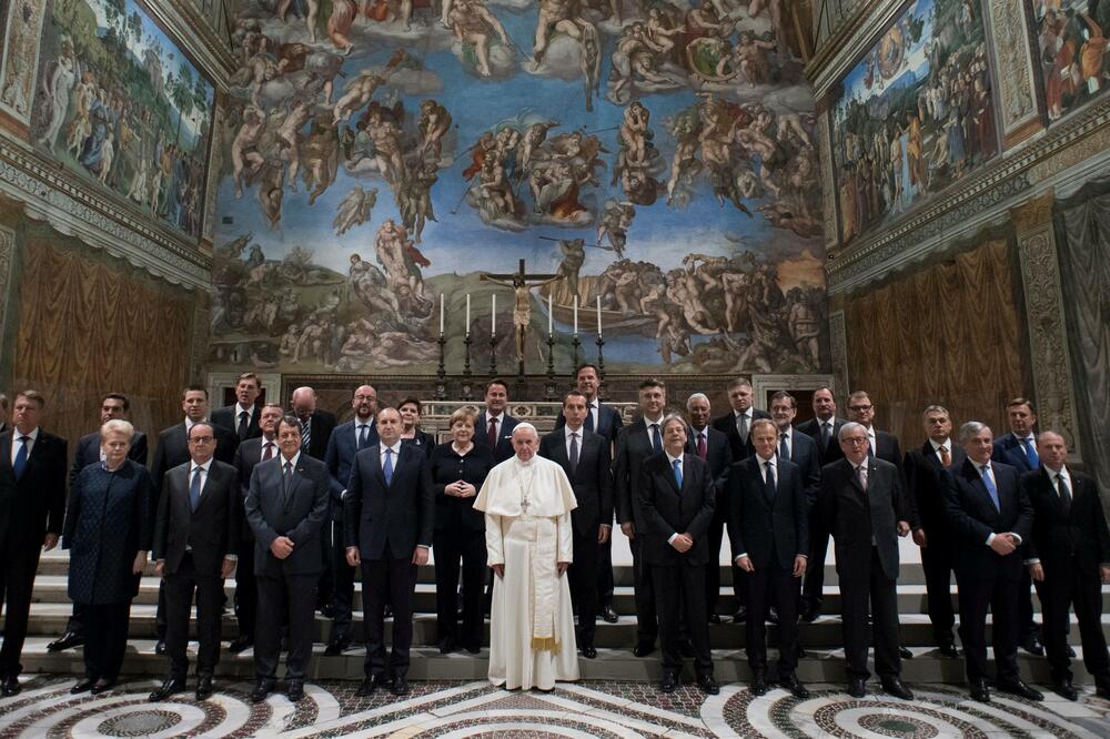 papa Franjo lideri EU, Foto: Reuters