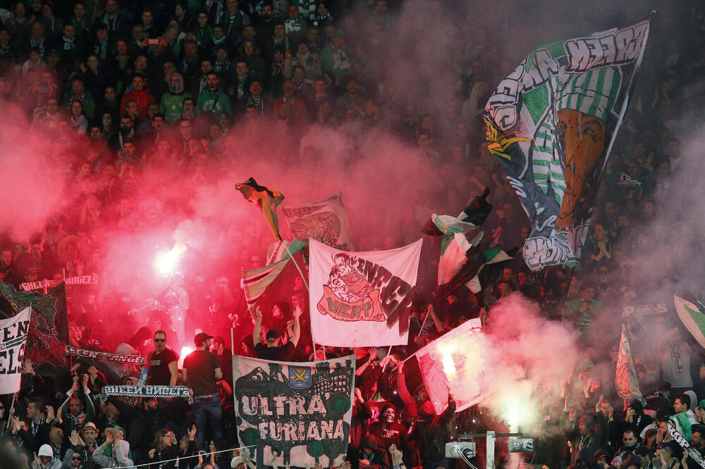Navijači Sent Etjena, Foto: Reuters