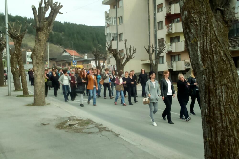 Protest majki Pljevlja, Foto: Goran Malidžan