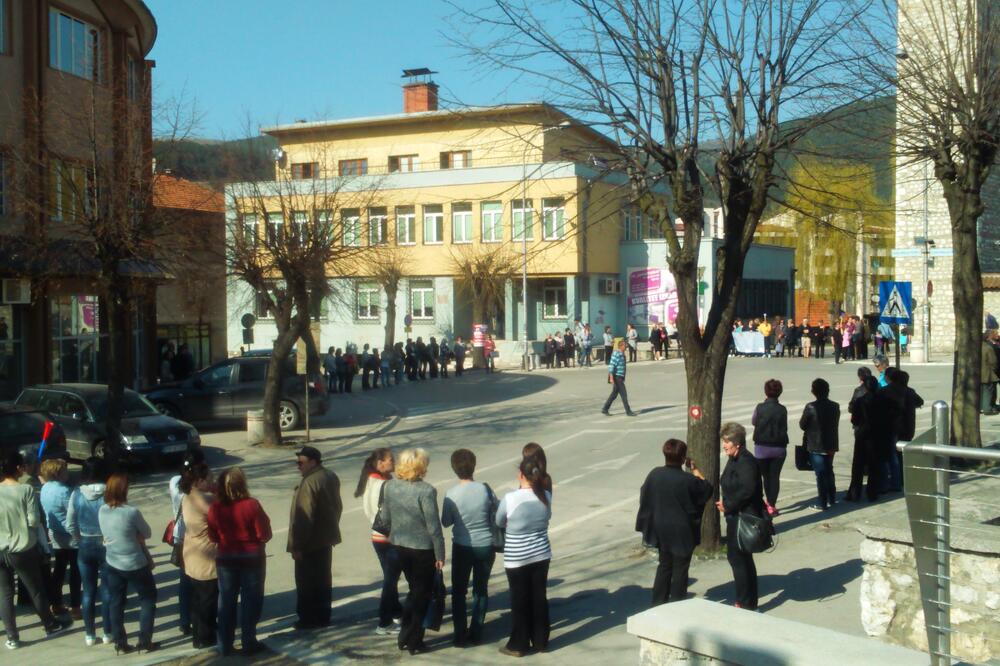 protest majke, Pljevlja, Foto: Goran Malidžan