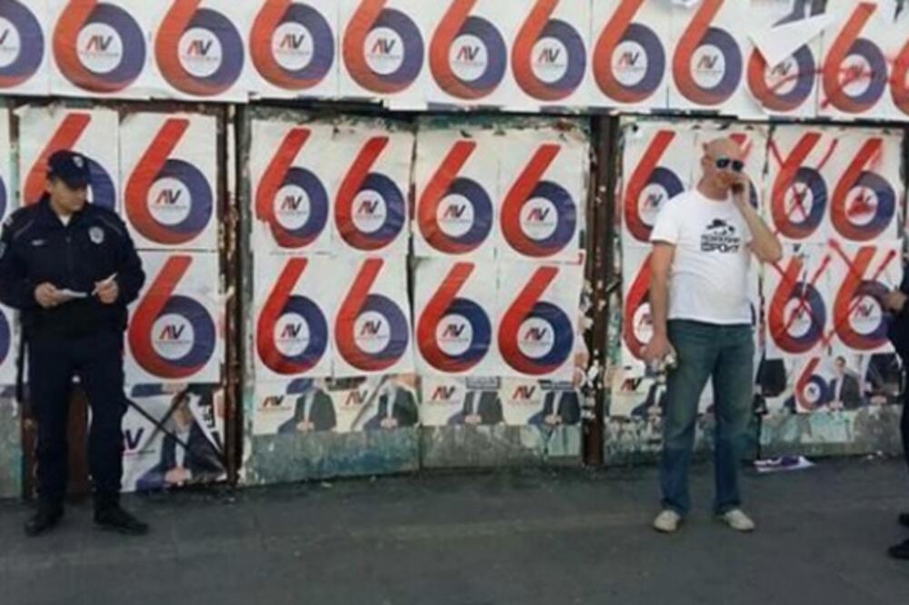 Aleksandar Vučić, plakati, Foto: Twitter