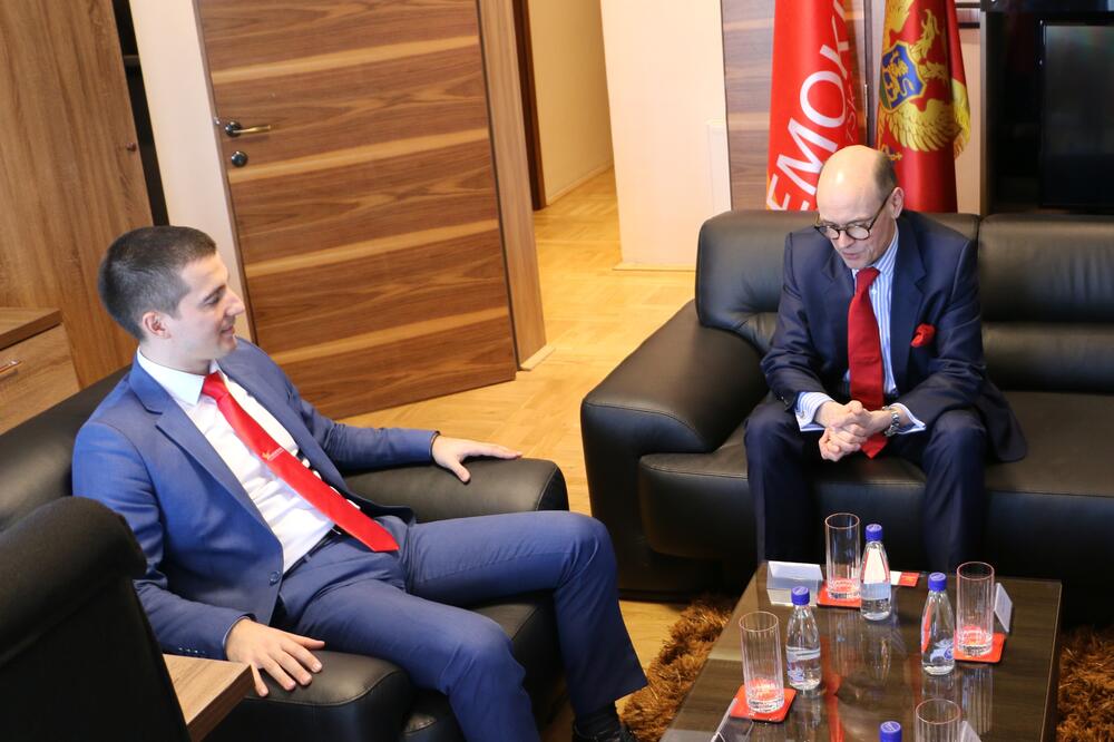 Arne Sanes Bjronstad, Aleksa Bečić, Foto: Demokrate