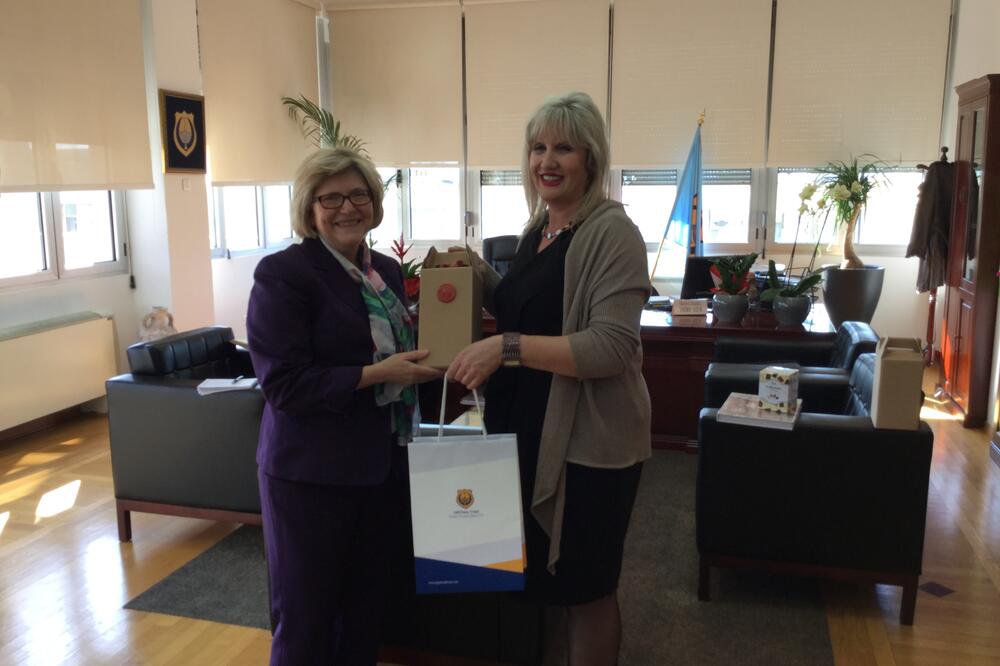 Margaret en Uehara, Snežana Matijević, Foto: Opština Tivat