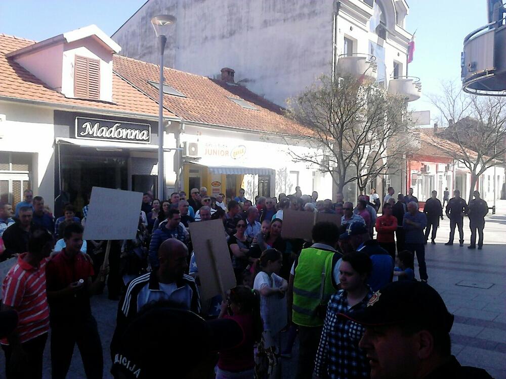 Mještani park šume Zagorič, protest
