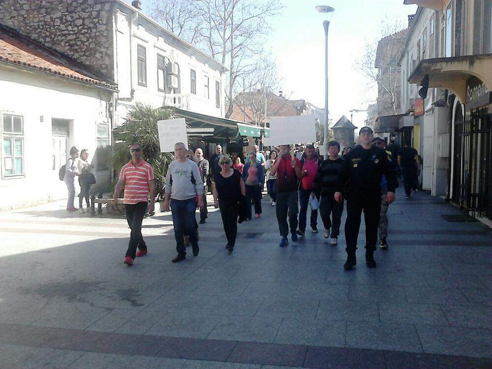 Mještani park šume Zagorič, protest