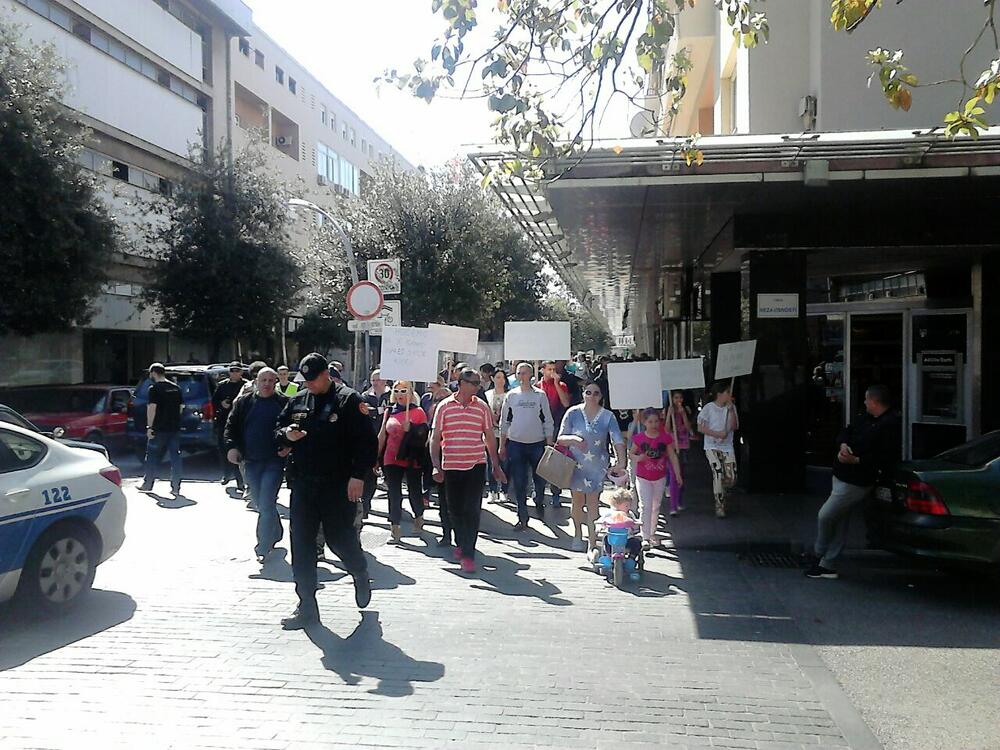 Mještani park šume Zagorič, protest