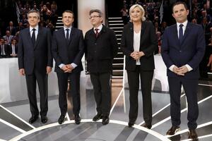 Oštre izjave Makrona i Le Pen na prvoj tv debati