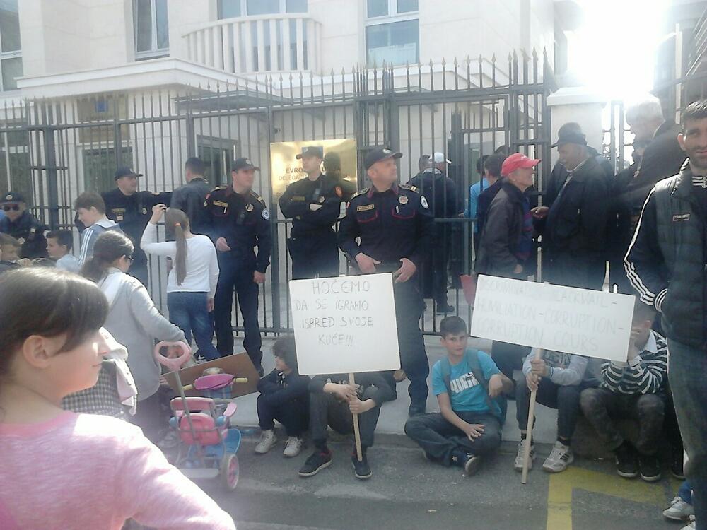 mještani park šuma Zagorič protest azil