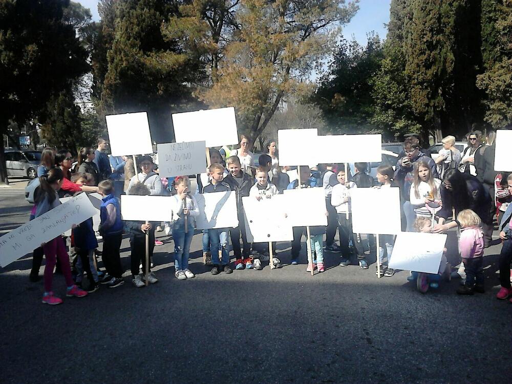 mještani park šuma zagorič protest