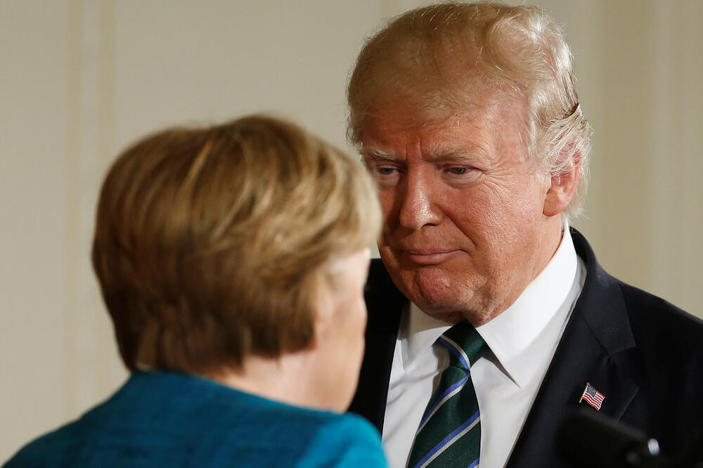 Angela Merkel, Donald Tramp, Foto: Reuters