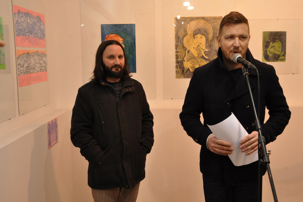 Otvaranje Kovačeve izložbe u Nikšiću, Foto: Svetlana Mandić