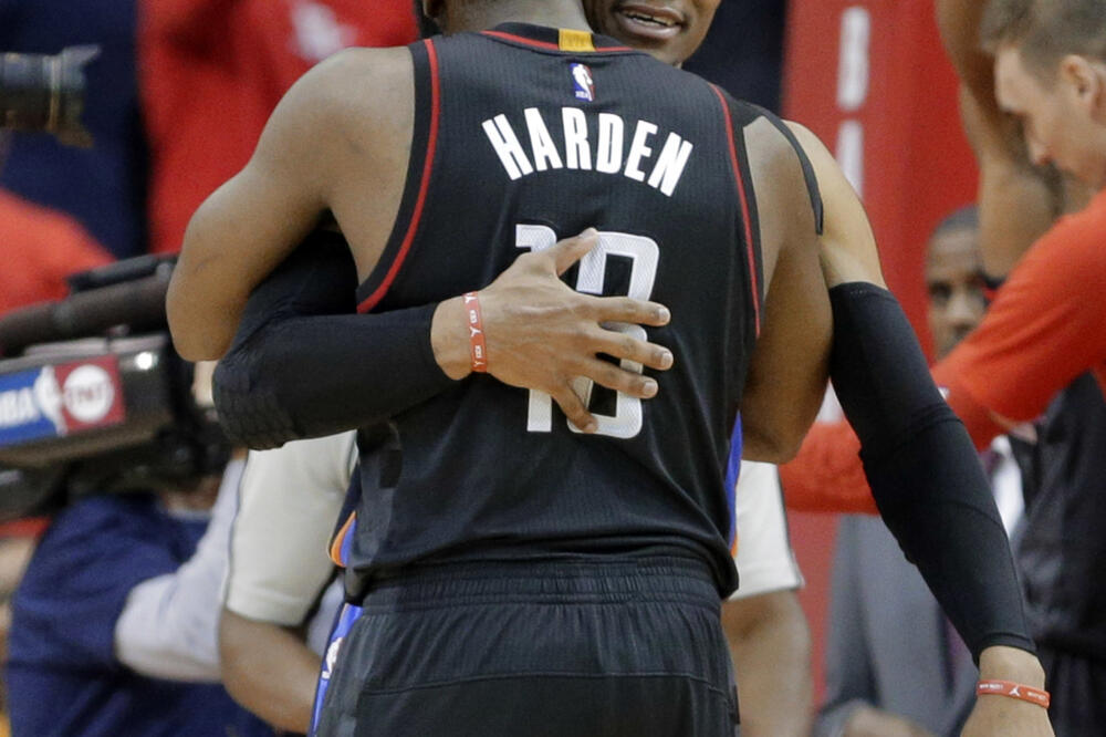 Rasel Vestbruk, Džejms Harden, Foto: Beta/AP