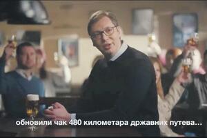 Zabranjen Vučićev predizborni spot