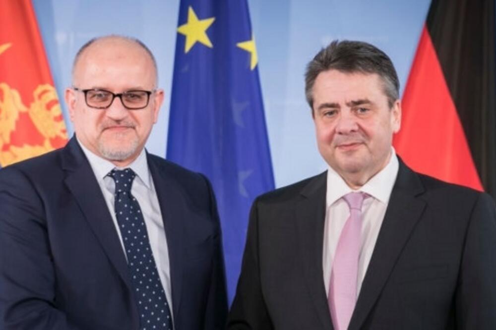 Zigmar Gabriel, Srđan Darmanović, Foto: MVP