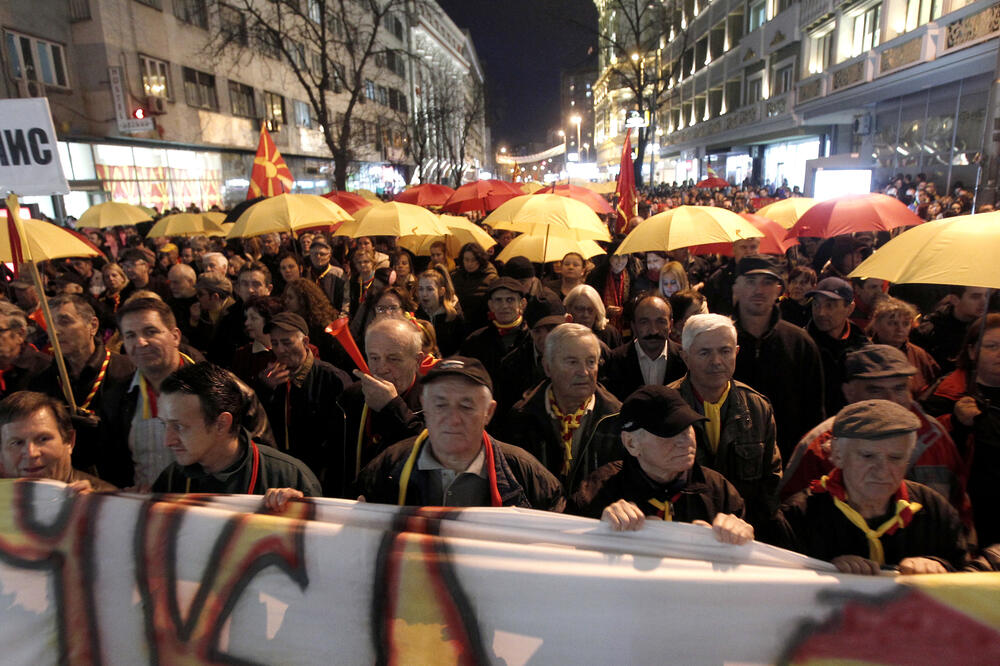 protest, Skoplje, Foto: Beta-AP