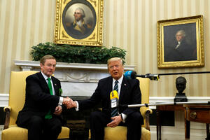 Tramp se u Bijeloj kući sastao s irskim premijerom