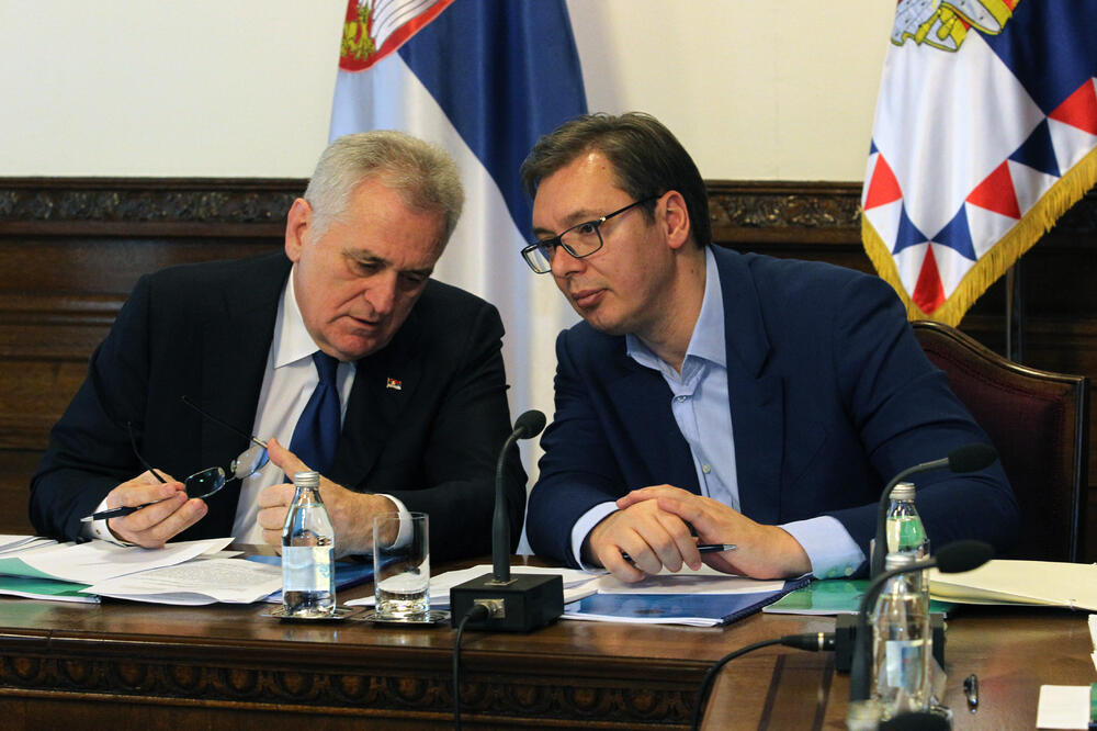 Toma Nikolić, Aleksandar Vučić, Foto: Betaphoto