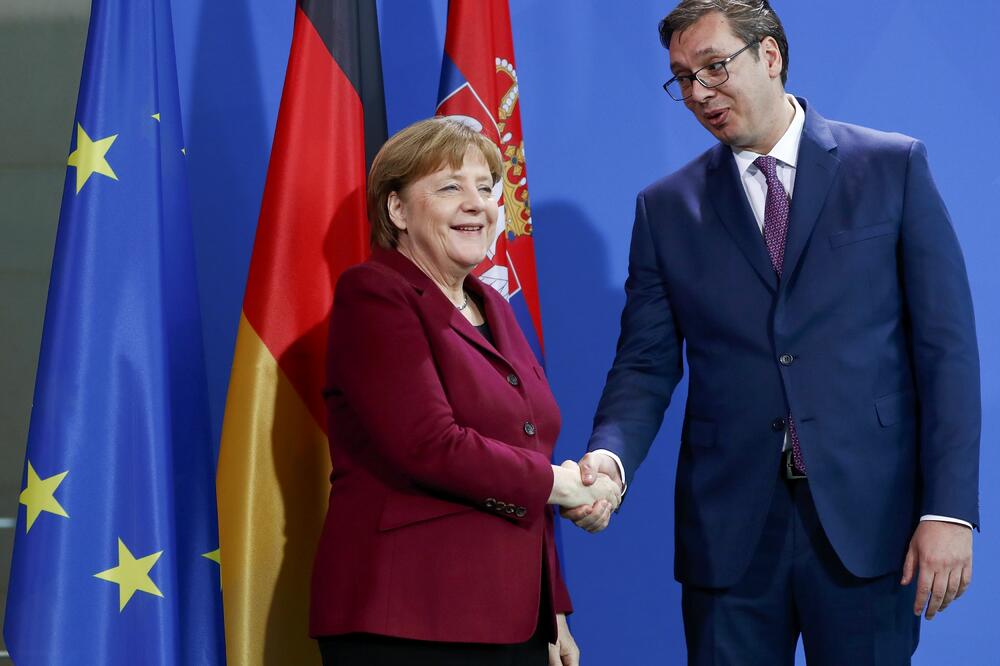 Angela Merkel, Aleksandar Vučić, Foto: Reuters