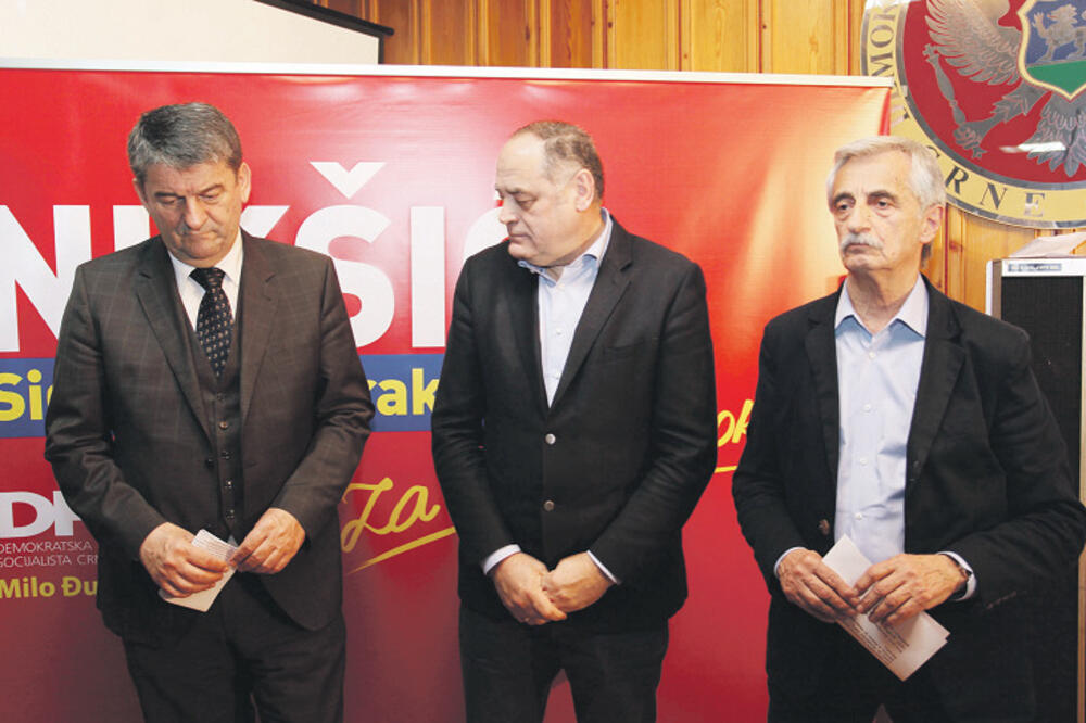 DPS, Milutin Simović, Radivoje Nikčević, Veselin Grbović, Foto: Luka Zeković