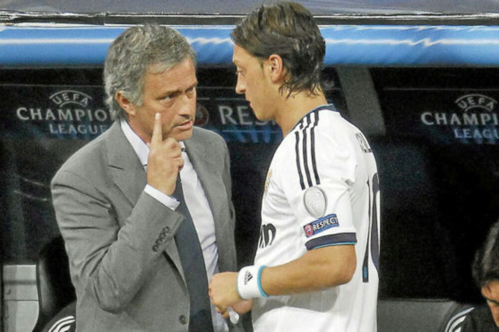 Ozil i Murinjo, Foto: Marca.com