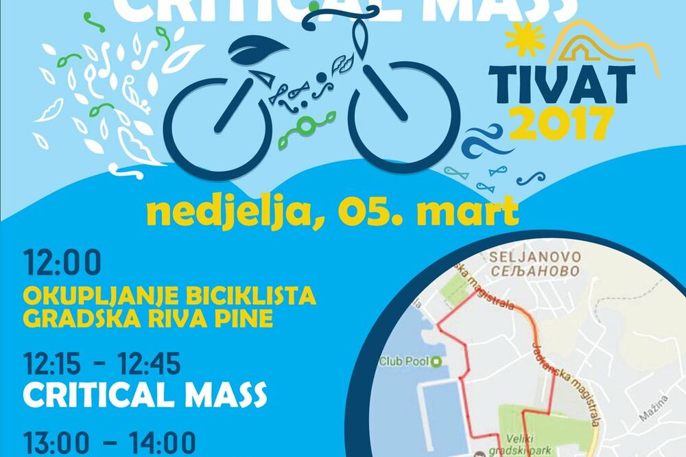 Tivat Critical Mass, Foto: Biciklo.me