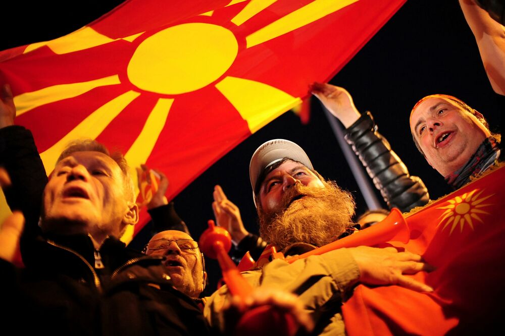 Skoplje protest, Foto: Reuters