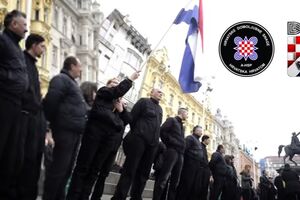 Hrvatski ultradesničari marširali Zagrebom: "Za dom spremni" i...
