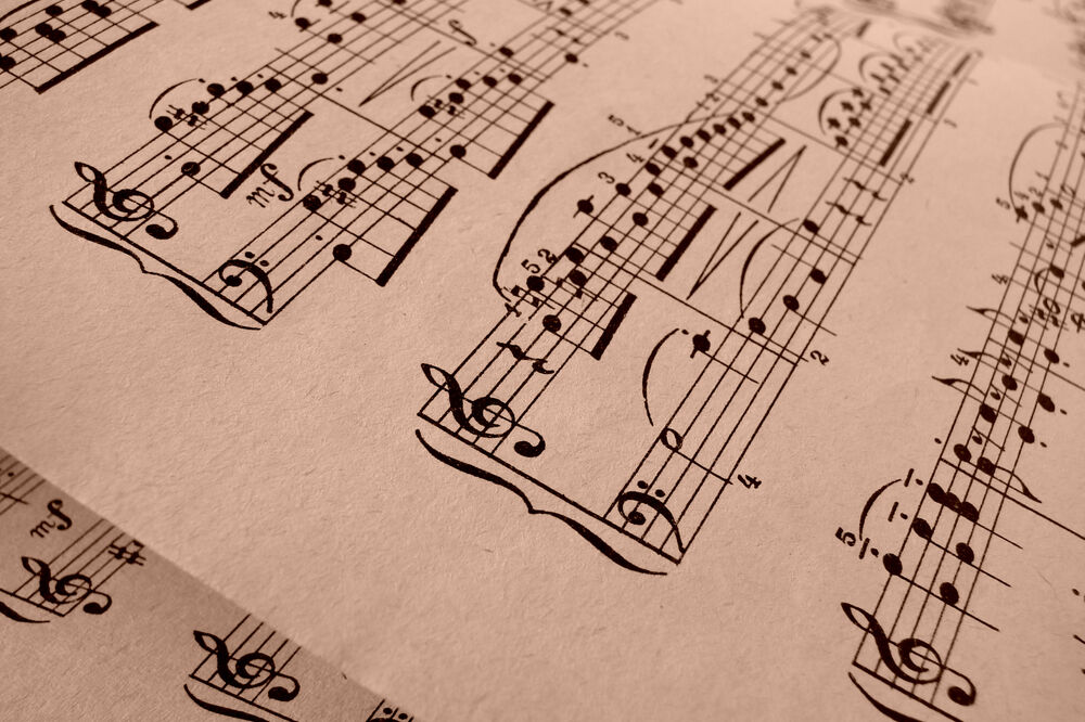 sonata, note, Foto: Shutterstock.com