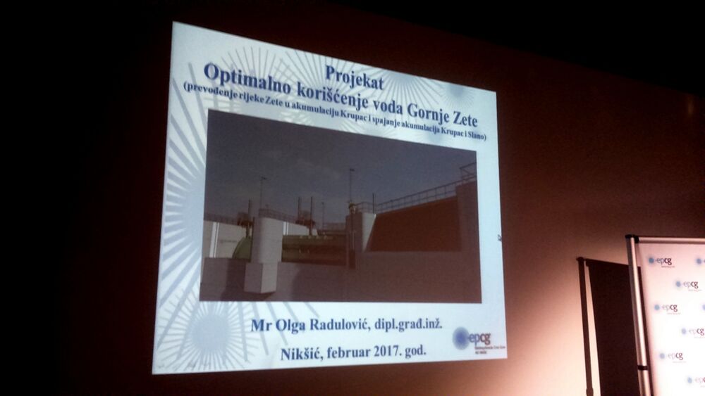 Prevođenja rijeke Zete u Krupac, prezentacija