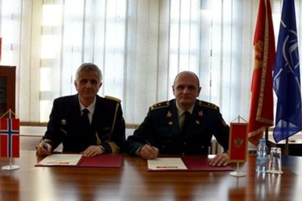 Tore Anderson, Velibor Bakrač, Foto: Mod.gov.me