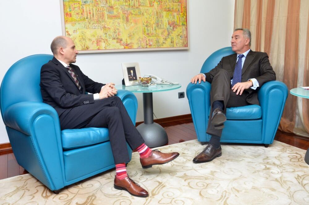 Milo Đukanović, Kristijan Poša, Foto: DPS