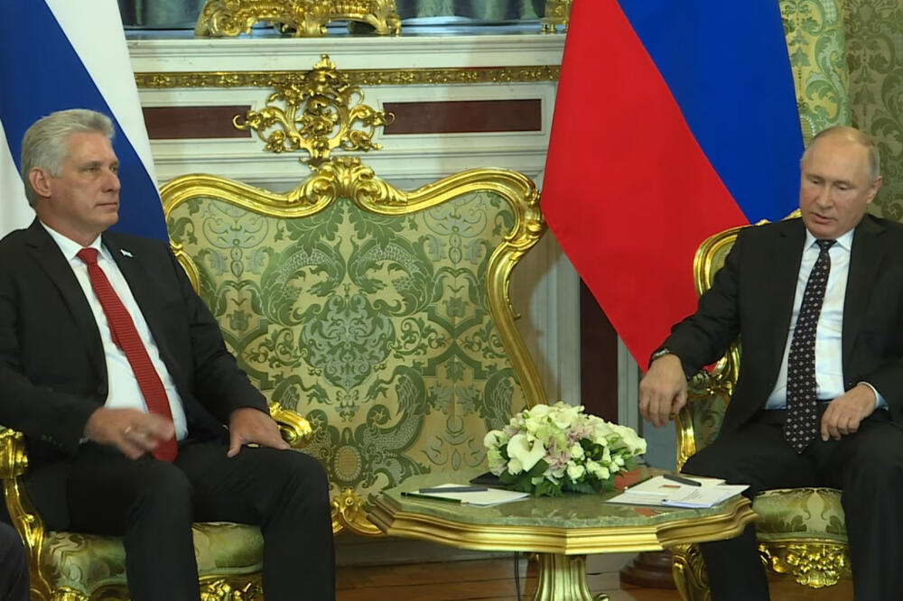 Dijaz Kanel i Putin, Foto: Screenshot/YouTube