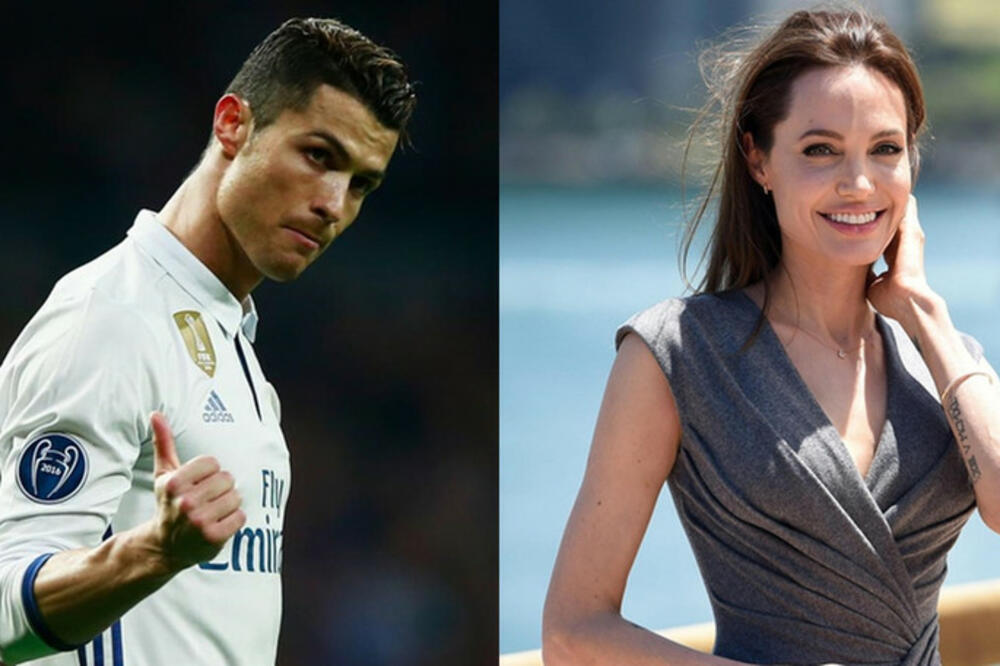 Kristijano Ronaldo i Anđelina Džoli, Foto: Corrieredellosport.it