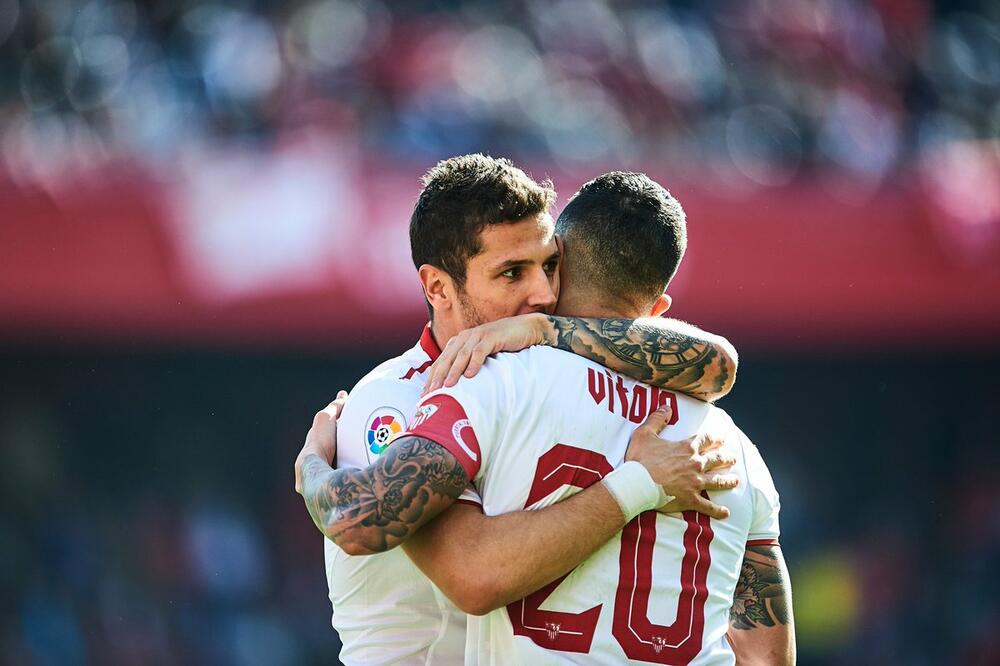 Jovetić i Vitolo, Foto: Twitter