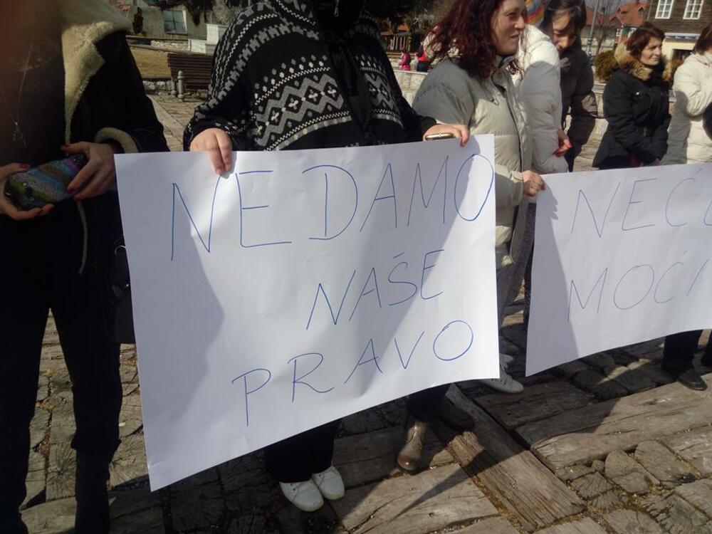 Protest majki Kolašin